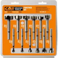 CMT – Lot de 12 fraises Forstner 8-10mm – Diamètre 10-35mm – Pour bois dur et teck – Coupe nette sans éclat