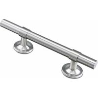 Poignée robuste en acier inoxydable, poignée réglable, particulièrement adaptée pour porte en verre et porte en bois, convient pour porte coulissante, porte de douche et porte intérieure.