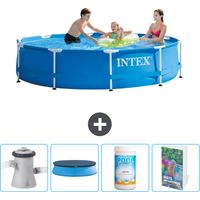 Intex Piscine Tubulaire Ronde - 305x76 cm - 5-pièces SCB100