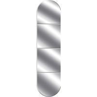 Grand Miroir Mural Adhesif,Acrylique Miroir Mural Autocollant,Sans Cadre Miroir Adhesif Mural,Grand Miroir Mural En 4 Parties Miro