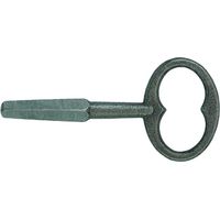 Clé de portière à carré conique en fonte polie de 6 à 10 mm - COUILLET ROBERT ET CIE