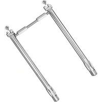 69785 Brûleur de gril de 45,7 cm pour barbecues à gaz Weber Spirit I et II 200 Series Spirit E-210 E-220 Spirit S-210, S-220 avec tube de commande avant en acier inoxydable 304
