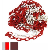 Chaîne en plastique Mm 8 Blanc/Rouge M 25 Cvm