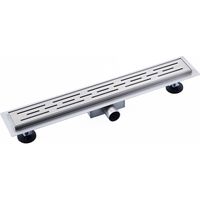 Saniclass 2.0 caniveau de douche 120cm avec grille avec flasque de sol inox