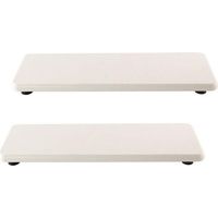 DBBEGK Ensemble de deux plateaux absorbants en pierre, porte-savon pour évier de cuisine/salle de bain, plateau en terre de diatomées, rangement pour flacon de savon et cosmétiques adapté aux maisons