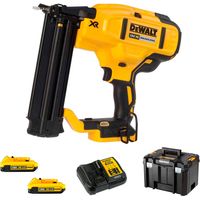 DeWalt DCN680D2 18V XR Brushless Brad Nailer 2 x 2Ah Battery, Charger and Case