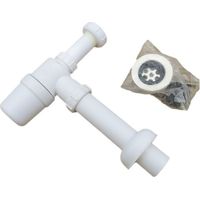 Regolabile in altezza 40 mm con attacco per lavatrice, colore bianco