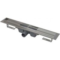 Alca Canaletas de desagüe - Plato de ducha Professional 95 cm, con borde para rejilla, acero inoxidable APZ6-950