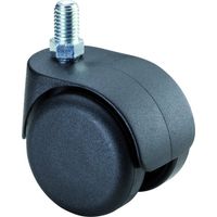 Bürostuhlrolle harte Lauffläche Gewindestift M10