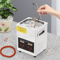 Digital Ultrasonic Cleaning 2L Ultrasonic Cleaner Machine w/ Heater Timer 60W