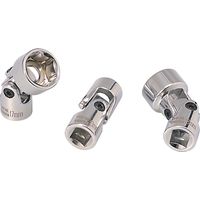 3/8" CHROMEplus Sechskant-Stecknuss mit Gelenk, 17mm