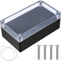 1 boîte de jonction, ip65 étanche, abs durable, 158x90x60mm, câblage extérieur