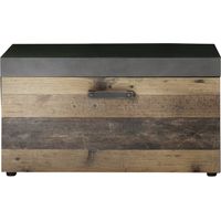 Irwin Sitzbank 1 Klapptür, grau Matera Dekor, Old Wood Dekor.