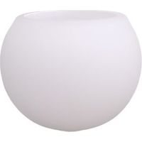 Glas Tulpe MINI BOLA Mattes Weißes Opal 4,5x3,5 cm
