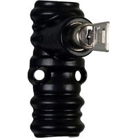 Coulant à clé pour tringle de 16 x 8 mm finition époxy noir - Rollinger