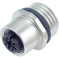 binder 09-3432-578-04 Sensor-/Aktor-Einbausteckverbinder M12 Buchse, gerade Polzahl Sensoren: 4 1 S