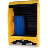 Abri de rétention pour 2 fûts - Contenance 250 litres - SJC2-YE-BK-B-A