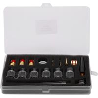Kit accessoires torche de soudage : buse en verre, pince tungstène, consommables pour WP9/20.