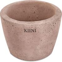 KIINI Beton-Outdoor-Topfblumen-Blumenständer für den Innenbereich - Garten XS Schokolade