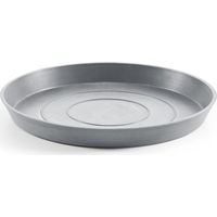 Ecopots Untersetzer rund 40 für Blumentopf - L 36,5 cm x B 36,5 cm x H 3,5 cm - Innen- und Außenbereich
