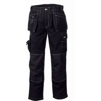 Arbeitshose Canvas Bundhose schwarz/schwarz Größe 28