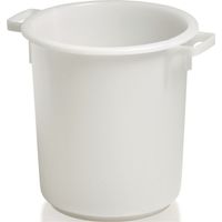 CRAEMER Contenedor de plástico 40l HD-PE blanco D420xH445mm con asa exterior - 81091010