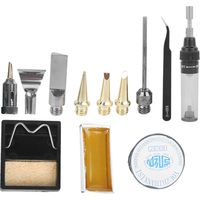 Fer à souder à gaz type stylo, emballage combiné en boîte plastique et méthane
