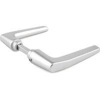 Manilla aluminio plata handlock con cuadradillo 8mm