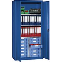eurokraft pro Armadio portamateriale e cassettiera 3 ripiani