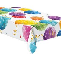 Tovaglia in plastica con palloncini scintillanti, 120x180 cm