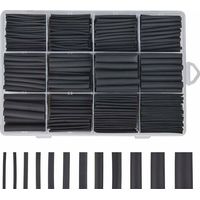 Gaine Thermoretractable Noire 625pcs Gaine Thermo Retractable Gaines Thermoretractables Un Assortiment de 8 Tailles 1 – 10 mm