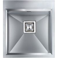 CM 012821X2012033 Glamour Mix Lavello da Incasso Monovasca Acciaio Inox Satinato 45 x 50 cm (45x50x19 cm) colore Inox Satinato