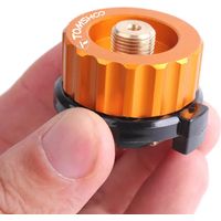 Adaptateur pour bouteille de gaz extérieure, support pour bouteille de gaz, valve de remplissage de gaz, convertisseur de réservoir de gaz, adaptateur pour réchaud de camping, fournitures de camping,