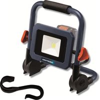 Kraftronic by Einhell Akku-Lampe KT-BS 18 Li Solo – Power X-Change (leistungsstarke LEDs, Drehdimmer, 360°, Lithium-Ionen, drehbarer Leuchtkopf, klappbarer Standfuß, ohne Akku und Ladegerät)