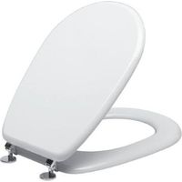 Toilettensitz aus weißem MDF-Holz für Ideal Standard Modell Lute