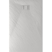 Duschtasse weiß Stein-Effekt mod. Blend 70x160 cm rechteckig