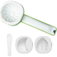 Stoombroodjesvorm – 21,5 x 9 x 3 cm knoedelvorm, handmatige knoedelvorm, anti-aanbaklaag, gemakkelijk los te maken bakgereedschap, Baozi-maker voor keuken, thuis, huishouden, slaapzaal,