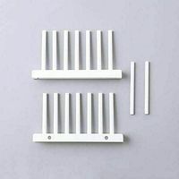 Ustensiles de cuisine Assiette Rack Assiette Rack Cuisine Rack Égouttoir (Blanc)