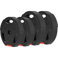 Disques de musculation 2x7,5kg + 2x5kg noir