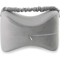Pillows Mousse À Mémoire De Forme À Rebond Lent Multi-Purpose Grossesse Side Sleepers Back Blessures Coussinets De Jambe Leggings avec Elastic Strap Washable Cover Gris,Grayelasticband