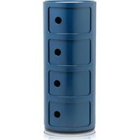 Kartell Componibili contenitore blu 77 cm minimalista