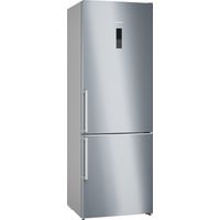Siemens iQ500, Freistehende Kühl-Gefrier-Kombination mit Gefrierbereich unten, 203 x 70 cm, Edelstahl antiFingerprint KG49NAIBT