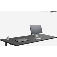 Mesa abatible escritorio de pared plegable 140x80 cm Jeremy XL - Negro
