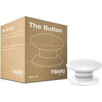 FIBARO FGPB-101-1 Il Tasto, Z-Wave Controller di Scena, 0 W, 3.6 V, Bianco