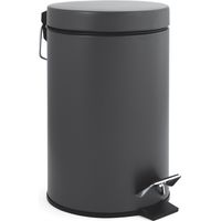 GELCO - Poubelle salle de bain 3l lady carbone