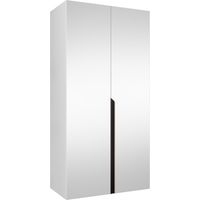 Armario Hartford 589, Blanco, 202x100x52cm, Puertas de armario: Con bisagras, Número de estantes: 0