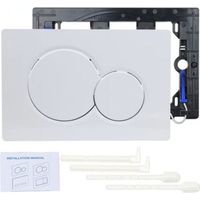 Plaque de commande WC Geberit Sigma 30 – Plastique durable – Installation sans outils – Design minimaliste élégant - SIGMA01