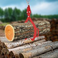 Pince forestière 1000 kg 0-25" Pince à bois Pince de levage Pince à bois Pince de levage Pince à bois Pince à dos Pince de chargement Pince en bois Pince forestière pour travaux de chargement Capacité