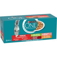 Purina ONE Sterilcat Rind, Huhn, Lachs 40 x 85 g