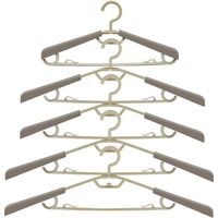 TCJMAY SARL-Lot 6 cintres plastique, épaule ajustable 39–59 cm, vestes, pantalons, chemises